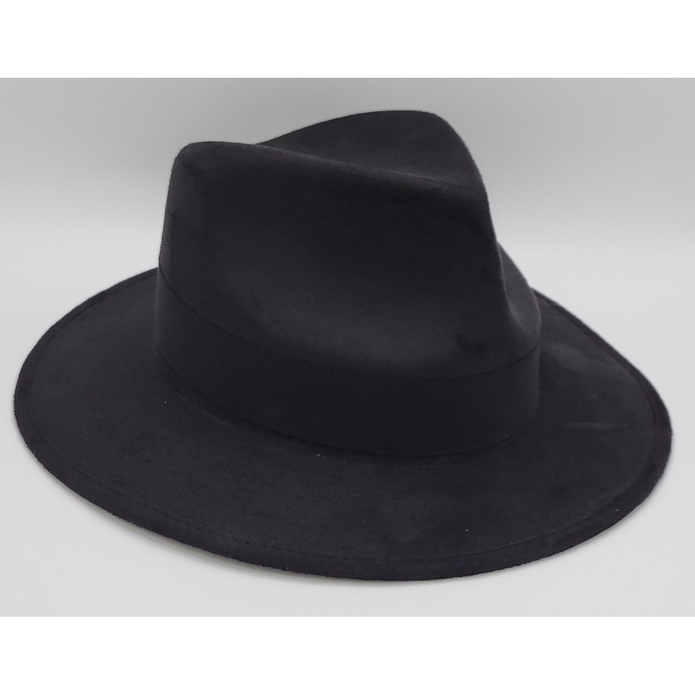 NWT Elope Mobster/Gangster Black Fedora Adult Costume Hat Halloween Cosplay